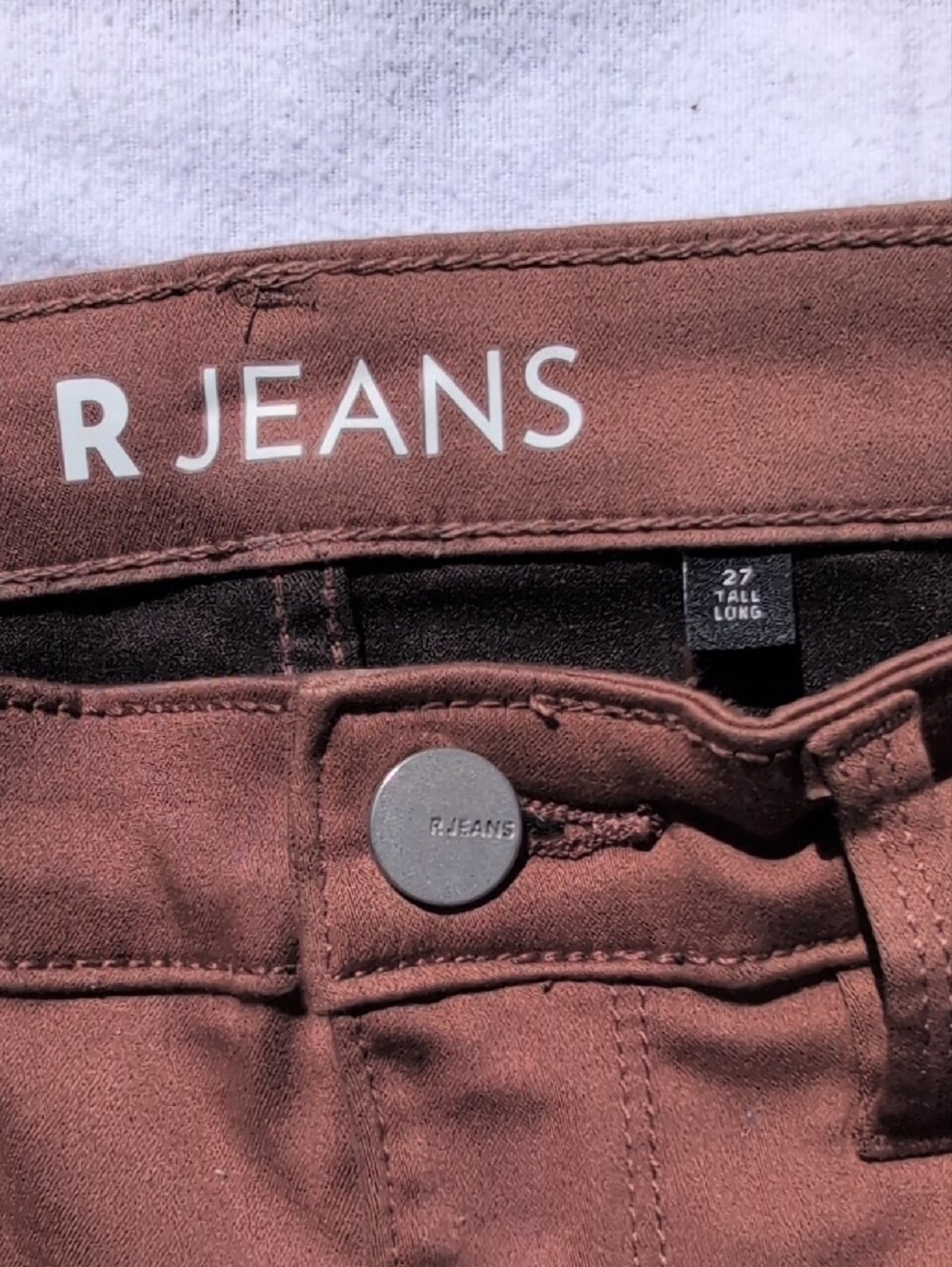 Reitmans Skinny Jeans in Brown Sz 27 Tall - Picture 2 of 3